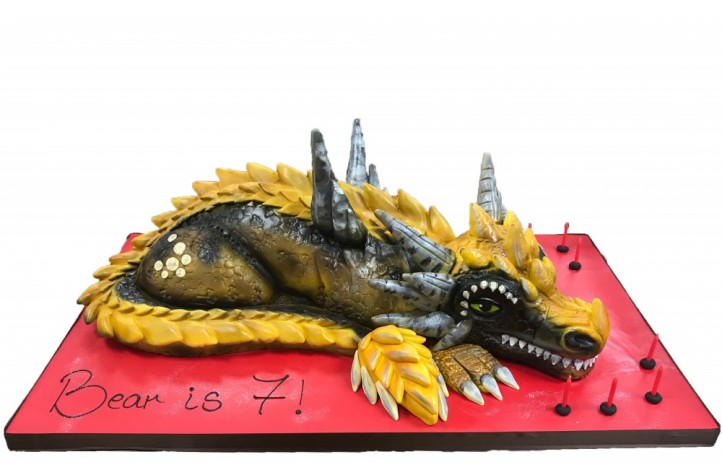 Detailed Dragon Cake